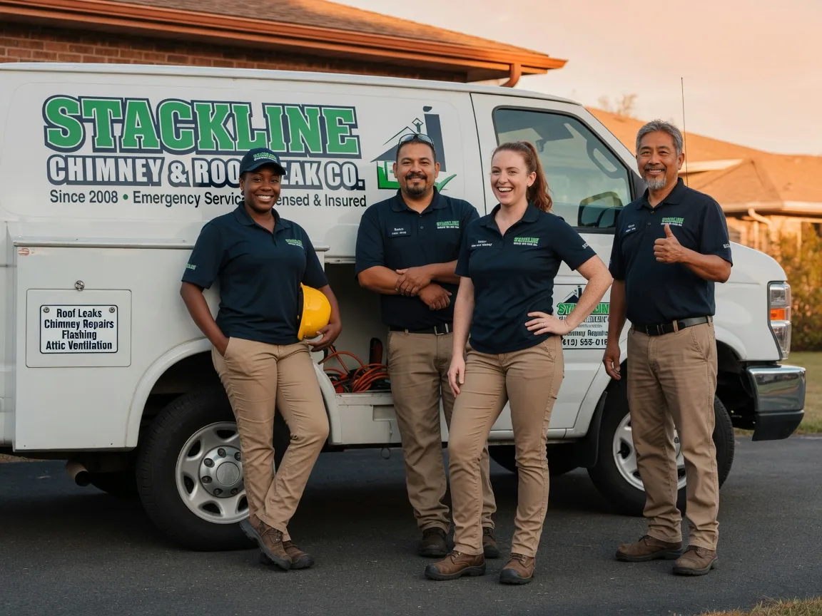 Chimney flashing repair company in Conway, NC